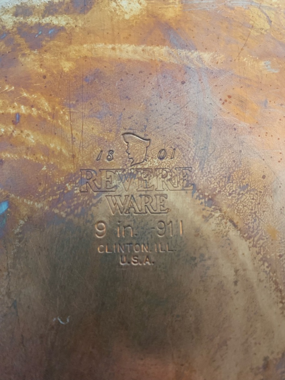 Vintage Revere Copper Clad Stainless Steel Pan and Pot Set (3-Piece) - Picture 4 of 5